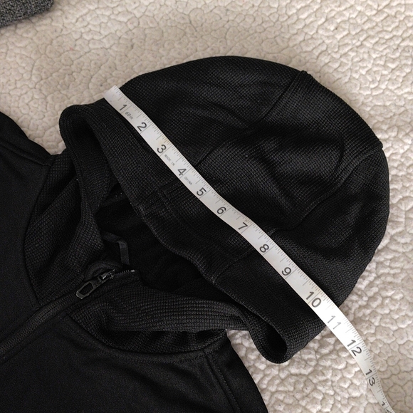 Spyder Medium Quarter Zip Black Grey Pullover Hoodie Sweater - Picture 10 of 17